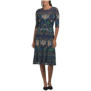 JOHNNY WAS Nova Paneled Midi Dress